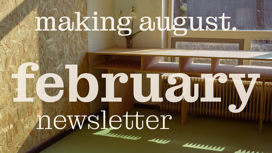 february '26 studio newsletter <3