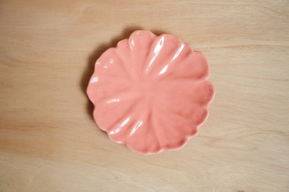 floral dessert plate