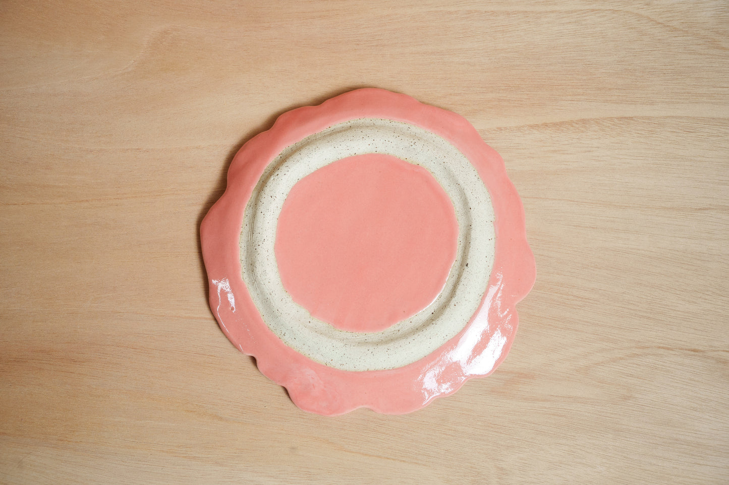 floral dessert plate